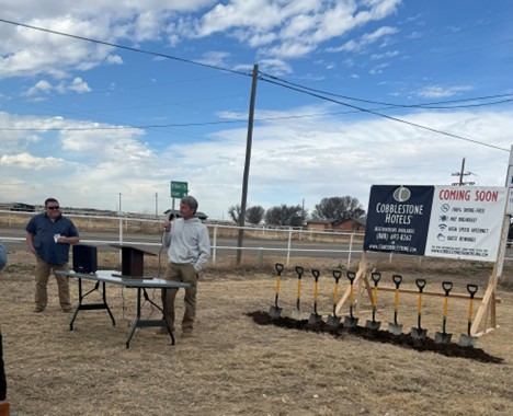 Groundbreaking Ceremony for Cobblestone Hotel
